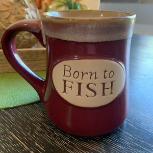 Born to Fish/Teacher Cares Ceramic Mug
